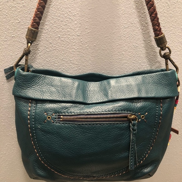 The Sak Green Leather Shoulder Bag - Picture 3 of 6